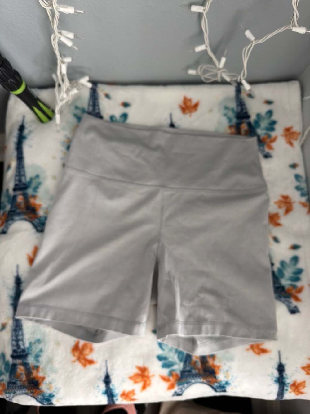 Yogalicious Lux Everyday Yoga Biker Shorts in Gray